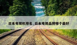 日本电视机排名_日本电视品牌哪个最好