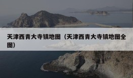 天津西青大寺镇地图（天津西青大寺镇地图全图）