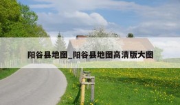 阳谷县地图_阳谷县地图高清版大图