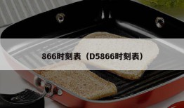 866时刻表（D5866时刻表）