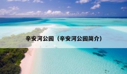 辛安河公园（辛安河公园简介）