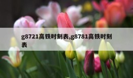 g8721高铁时刻表,g8781高铁时刻表