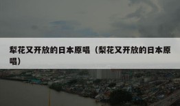 犁花又开放的日本原唱（梨花又开放的日本原唱）