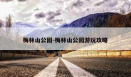 梅林山公园-梅林山公园游玩攻略