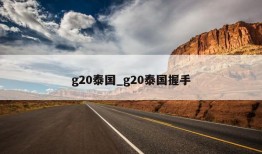 g20泰国_g20泰国握手