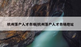 杭州落户人才市场|杭州落户人才市场地址