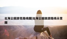 北海公园游览路线图|北海公园旅游路线示意图