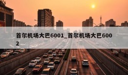 首尔机场大巴6001_首尔机场大巴6002