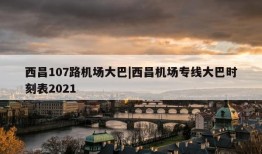 西昌107路机场大巴|西昌机场专线大巴时刻表2021