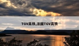 TGV高铁,法国TGV高铁