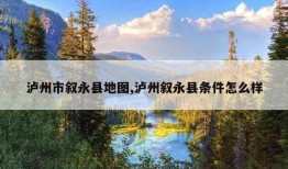 泸州市叙永县地图,泸州叙永县条件怎么样