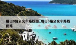 眉山8路公交车路线图_眉山8路公交车路线图路