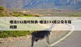 塘沽131路时刻表-塘沽133路公交车路线图