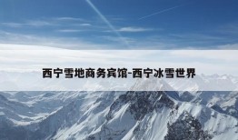 西宁雪地商务宾馆-西宁冰雪世界