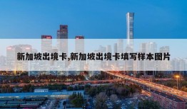 新加坡出境卡,新加坡出境卡填写样本图片