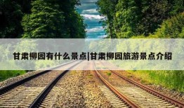 甘肃柳园有什么景点|甘肃柳园旅游景点介绍