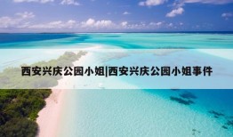 西安兴庆公园小姐|西安兴庆公园小姐事件