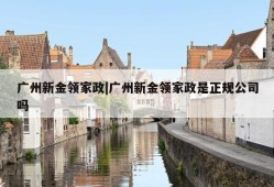 广州新金领家政|广州新金领家政是正规公司吗