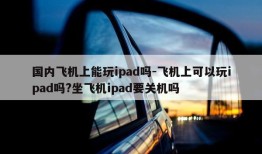 国内飞机上能玩ipad吗-飞机上可以玩ipad吗?坐飞机ipad要关机吗