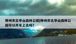 柳州市古亭山森林公园|柳州市古亭山森林公园可以开车上去吗?