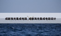 成都海光集成电路_成都海光集成电路设计