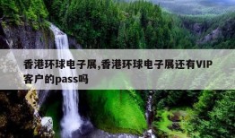 香港环球电子展,香港环球电子展还有VIP客户的pass吗