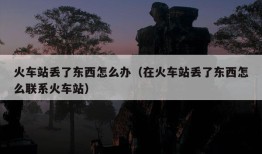 火车站丢了东西怎么办（在火车站丢了东西怎么联系火车站）